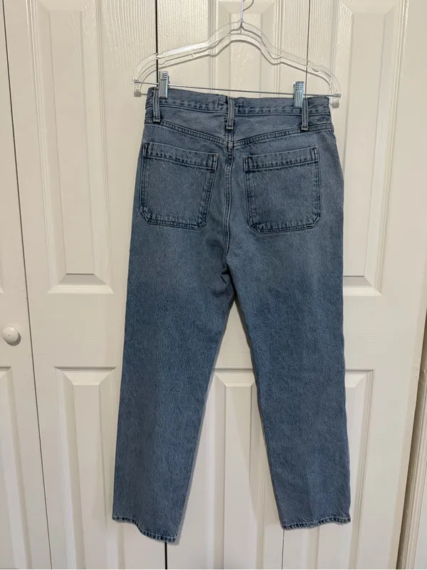 Agolde Cooper Jean Command Straight Leg Cargo Size 26 - Image 4