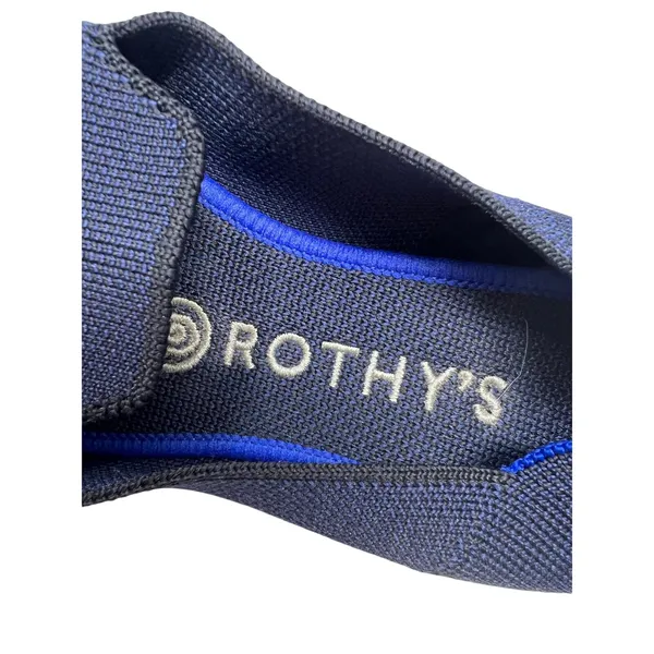Rothy’s The Loafer Solid Navy Blue Round Toe Flats 7 - Image 6