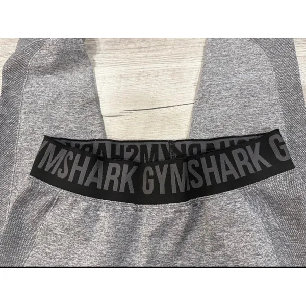Gymshark Seamless Leggings Gray High Waisted Sculpting Workout Size L Activewear - Image 4