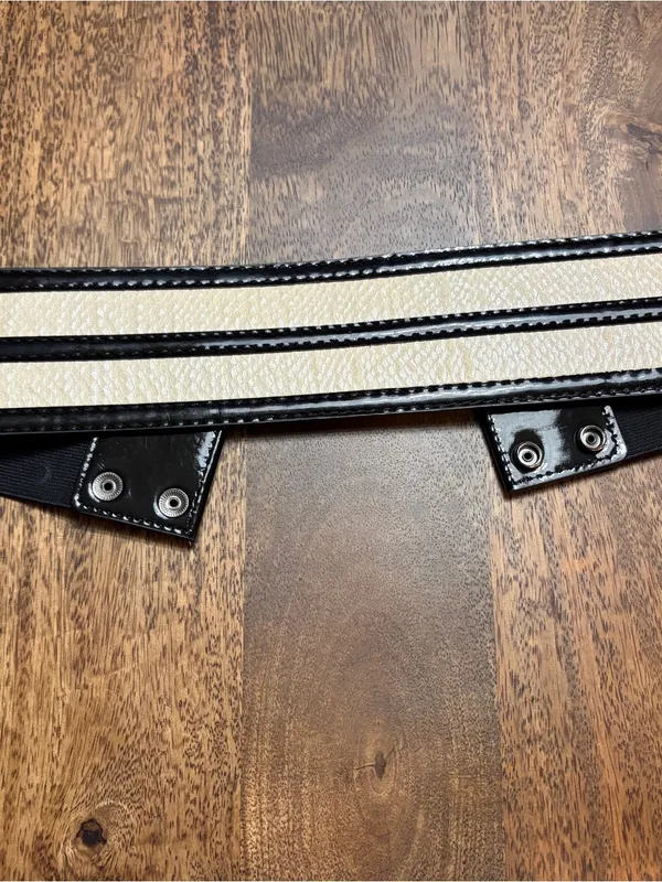 White House Black Market size Xsmall Womens Black Belt - Image 3