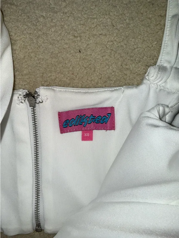 Edikted White Corset Top - Image 4