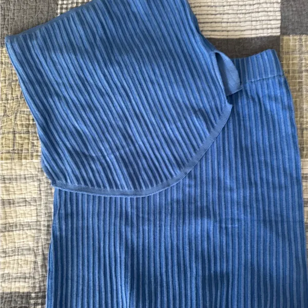 Amazon 2 piece stretch tube knit bodycon crop top & skirt small - Image 4