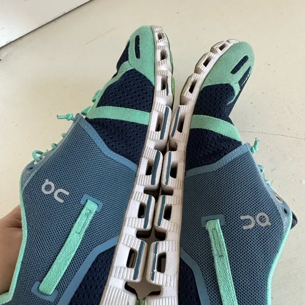 On Cloud‎ women’s mint teal blue running shoes size 7 - Image 8