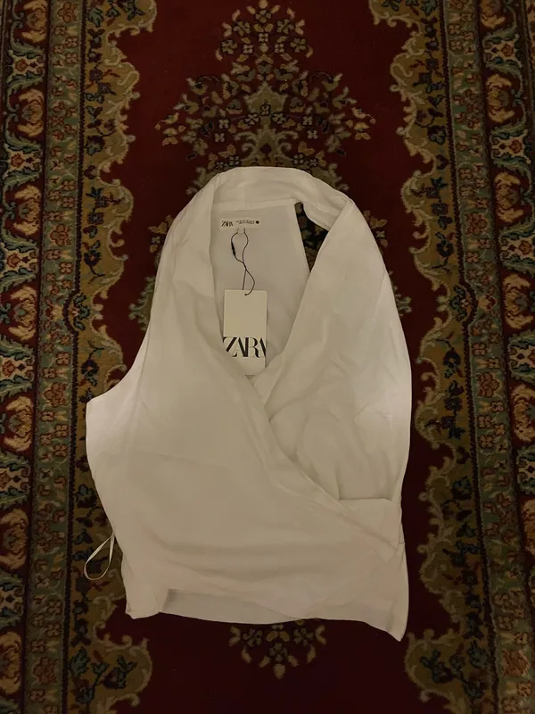 $15* - Zara Linen Top - Image 3