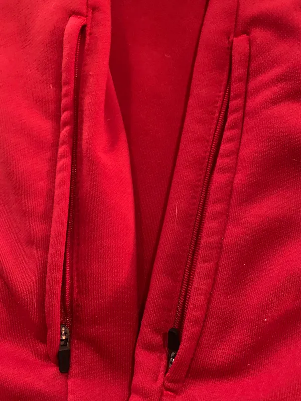 Nike Vintage Red Zip Up Hoodie Jacket - Image 7