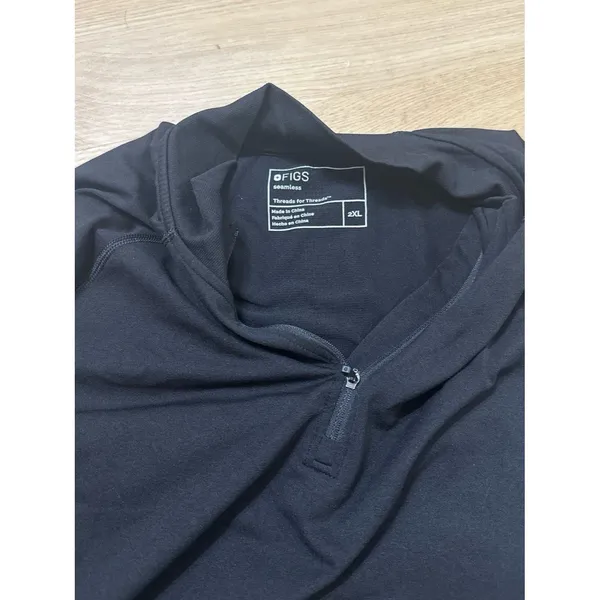 Figs black zip up - Image 3