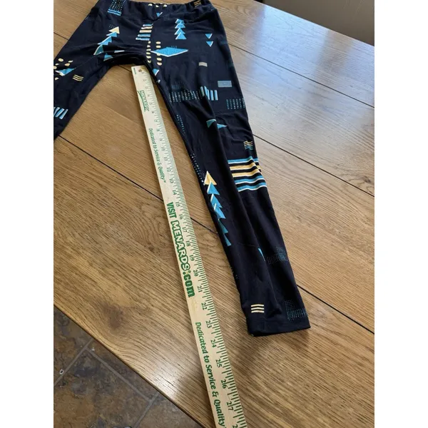 LulaRoe‎ Women Sz OS Leggings Stretch Geometric Grunge Skater Streetwear Punk - Image 6