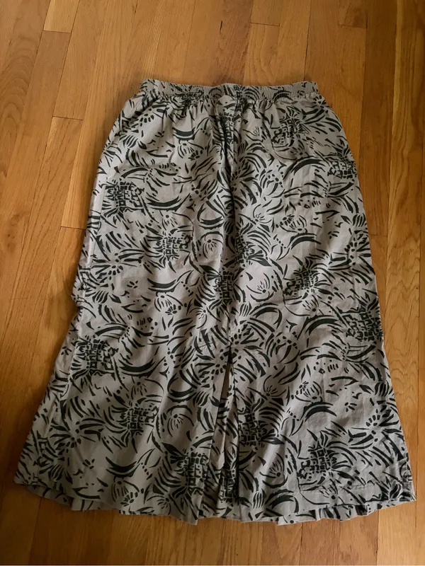 Ms. Paquette California Brown Elastic Waist Skirt Size L - Image 2