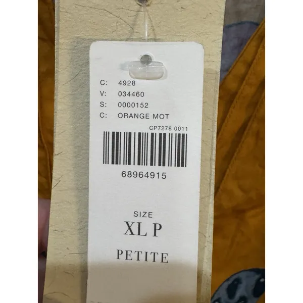NWT Anthropologie Let Me Be Printed Tunic Dress Mini Floral Size XLP‎ - Image 8