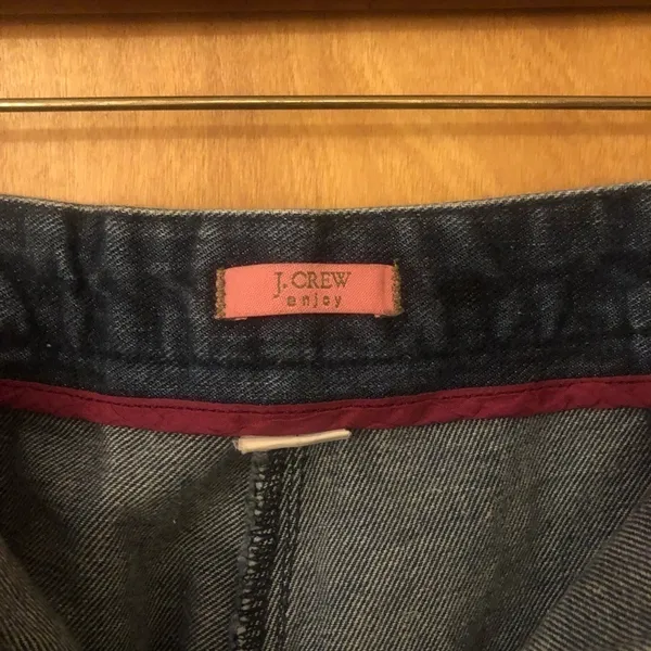 Jcrew enjoy straight leg blue jeans trouser style denim casual chic basic preppy - Image 8