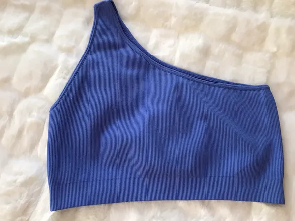 Set Active Ribbed One Shoulder Bra - Image 2