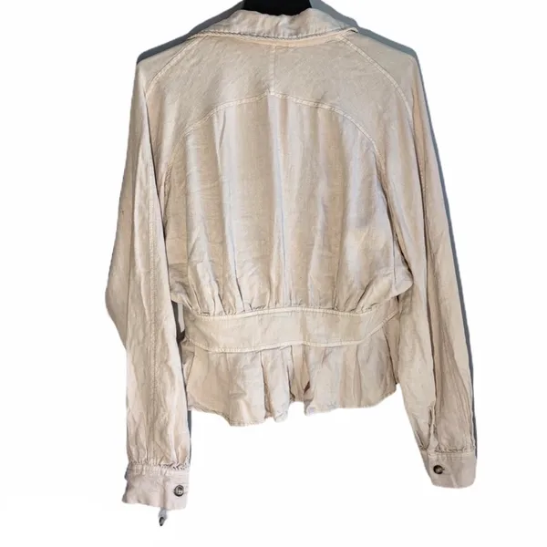 Free People Joani Jacket Belt Linen Blend Blazer - Image 5