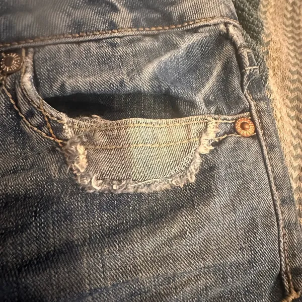 Low rise flare jeans - Image 4