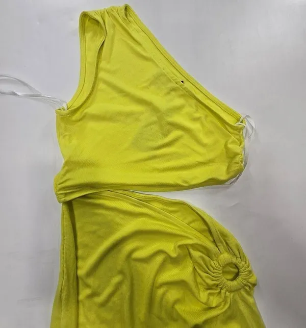 Michael Costello x REVOLVE Decker Maxi Dress in Lime Small - Image 14