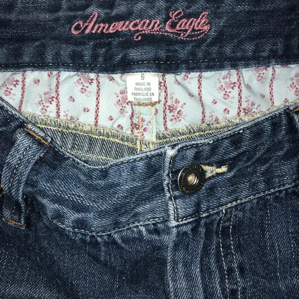 American Eagle Y2K Bella swan vintage sz 6 mini skirt - Image 4