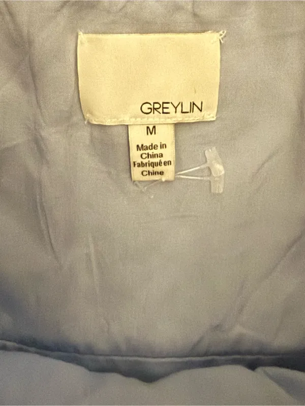 Greylin strapless linen-blend wide-leg Culotte Jumpsuit Size Medium - Image 2