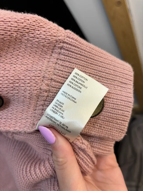 Free People Chamomile Oversize Cardigan in Rose - Image 10
