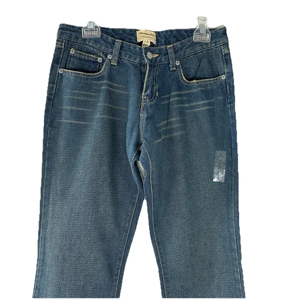 VTG Abercrombie &‎ Fitch Y2K 100% Cotton Bootcut Jeans Women’s 6R Grunge 2000s - Image 3