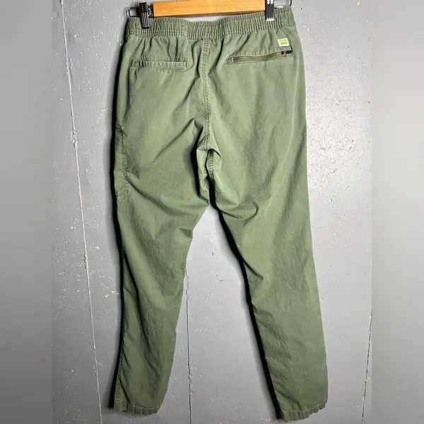 Vuori Mens Green Ripstop Pants Performance Outdoor Athleisure Slim Fit. Size Sml - Image 2