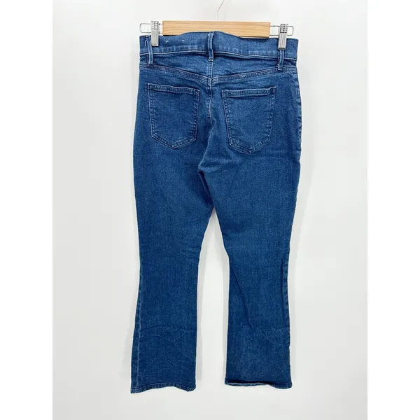 Ann Taylor Factory Womens‎ Dark Wash Denim Bootcut Jeans Mid Rise Size 0 592360 - Image 2