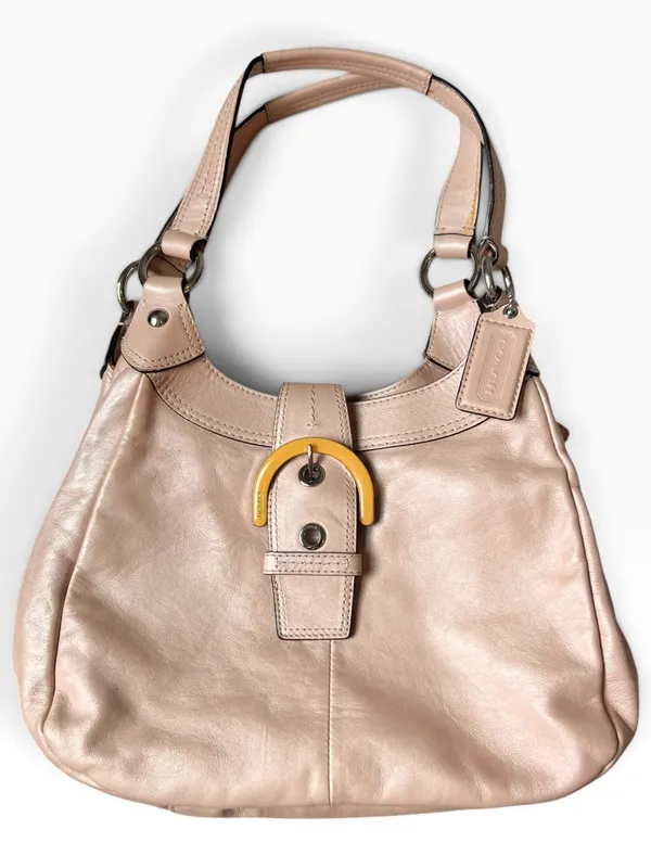 Coach Soho Leather Hobo Bag F17219 in Shell Pink - Image 16
