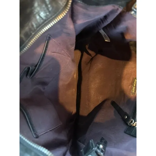 Charles David, black leather bag - Image 6