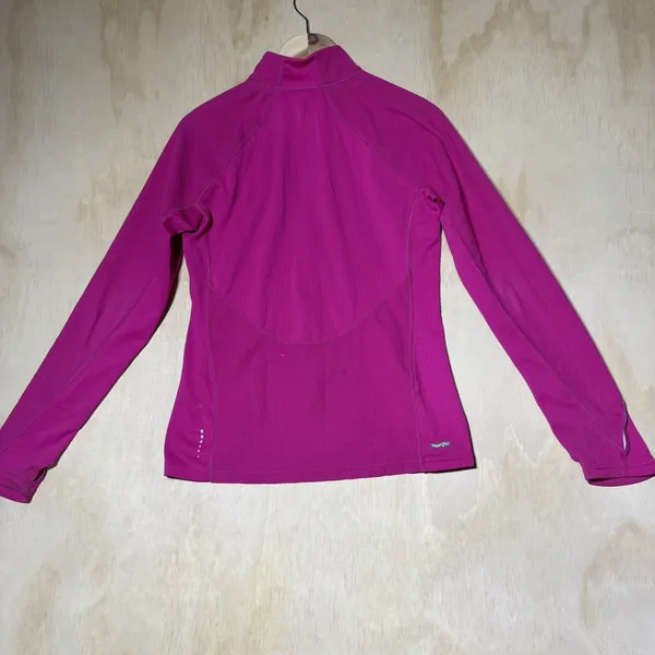 The North Face Women's Medium Pink Full Zip Fleece Jacket Outdoor Hiking - Image 7