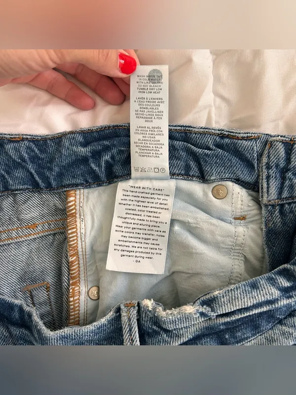 Good American Good Vintage Jagged Hem jeans 8/29 - Image 13