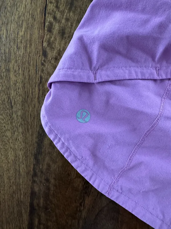 Purple/pink Lululemon speed up shorts 2.5’ size 2. - Image 3