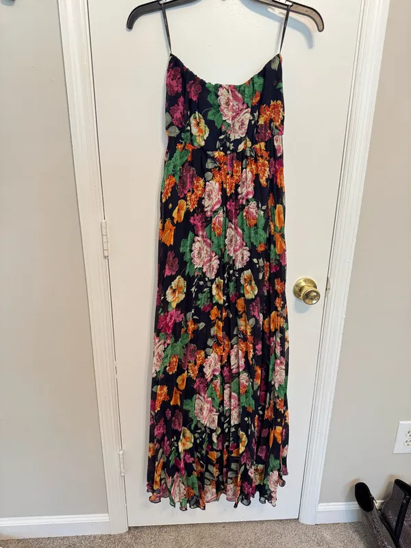 Papaya Maxi Floral Dress Size L - Image 2
