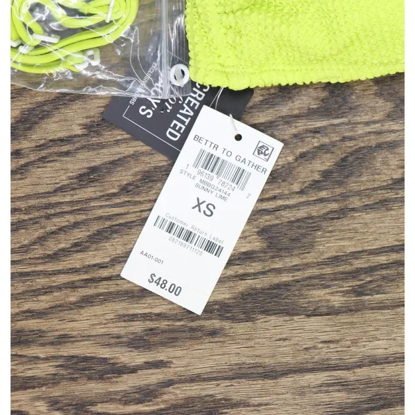 NWT Bar III Womens Convertible Bandeau Bikini Top MBBG24144 Sunny Lime Green XS - Image 4