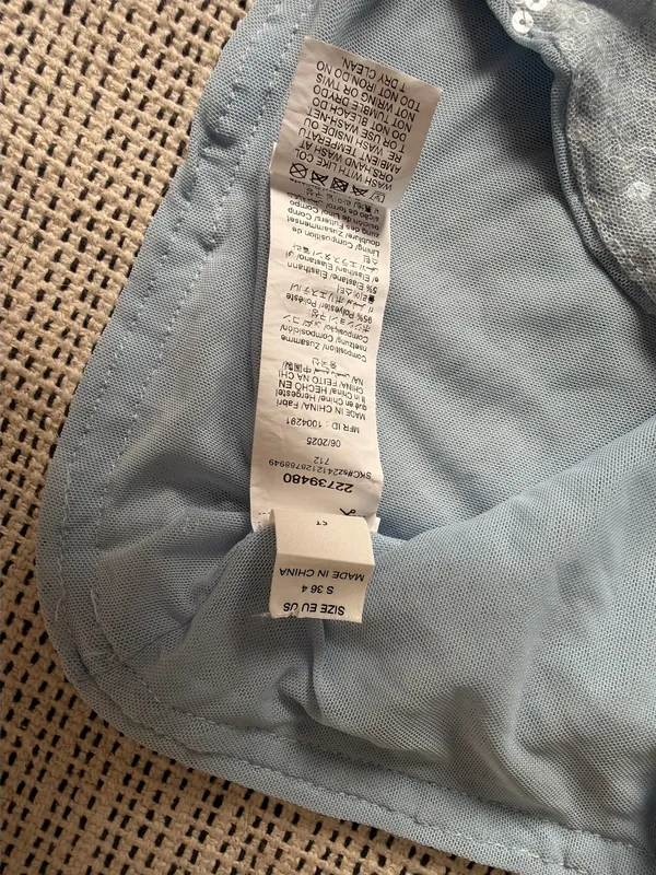 Amazon Blue Sequin Tank Top - Image 6