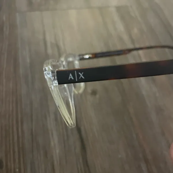 Armani Exchange AX3047 8235 Transparent Crystal Cat Eye Womens Eyeglasses 53mm - Image 3