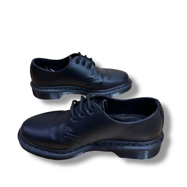 Dr Martens 1461 Mono Smooth Black Leather Oxford Shoes 6W/5M - Image 2