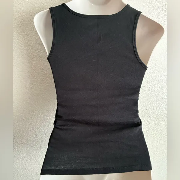 Betty Boop Cherry Black Tank Top With Cartoon Graphic M - Image 3