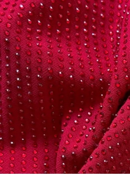 Meshki Seina Vermillion diamente halter mini dress - Image 4