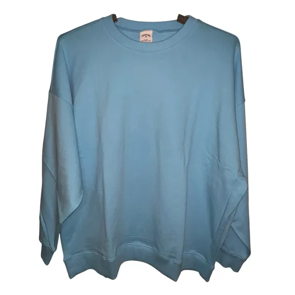 Year Of‎ Ours Yos X Fff Crewneck Sweatshirt Women Size Xl/2x Blue Cotton New - Image 3