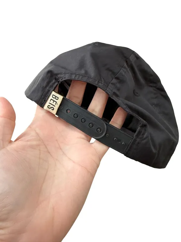 BEIS Unisex Black Adjustable Logo Baseball Hat Cap - Image 4