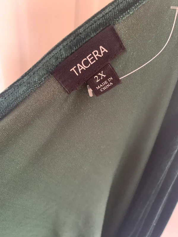 Wrap Dress Green Size 2X - Image 2