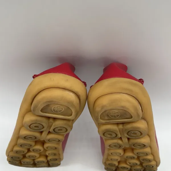 Venus Celia Womens‎ 39 (8.5) Shoes Moccasins Red Leather Slip On Moc Toe Walking - Image 10