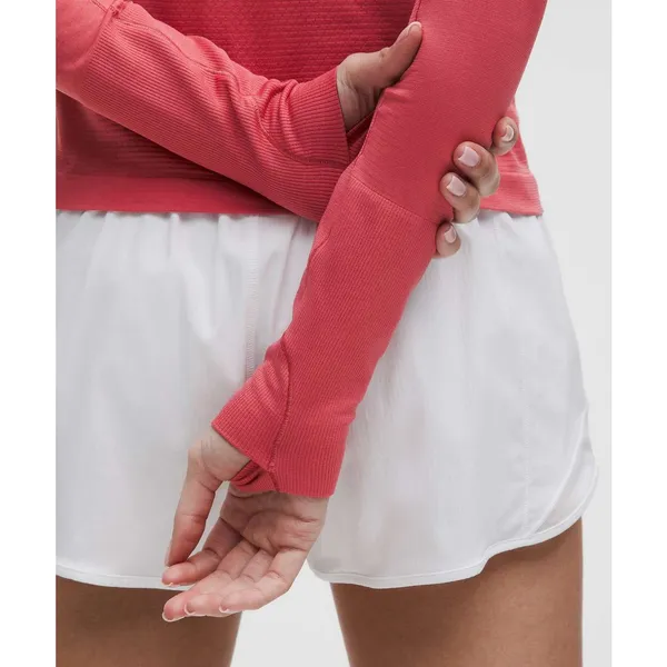 Lululemon Swiftly Tech Long-Sleeve Shirt 2.0 Waist Length Desert Red Size 8 - Image 6