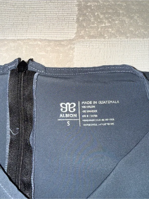 NWOT Albion Fit Navy‎ Drawstring Utility Jumpsuit size S - Image 5