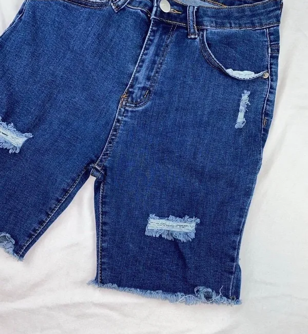 Jean shorts Blue - Image 2