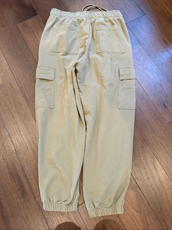 Athleta Cascade Cargo Terry Jogger in Green Size Medium - C4-085 - Image 5
