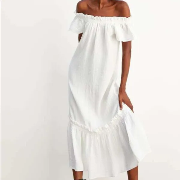 ✨ZARA Maxi Flounce Ruffle Trim Dress ✨ - Image 6