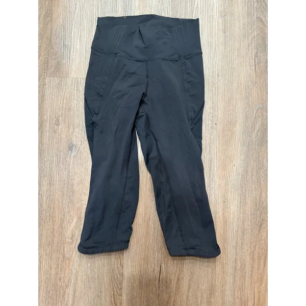 Lululemon Black‎ Capri Leggings Womens Activewear Athletic Pants - Image 3