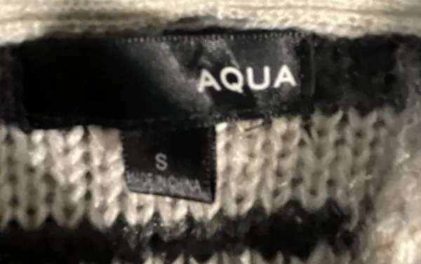 AQUA Women's Hooded Knit Zip-Up Sweater with Aztec Pattern and Fringe Detail - Image 3