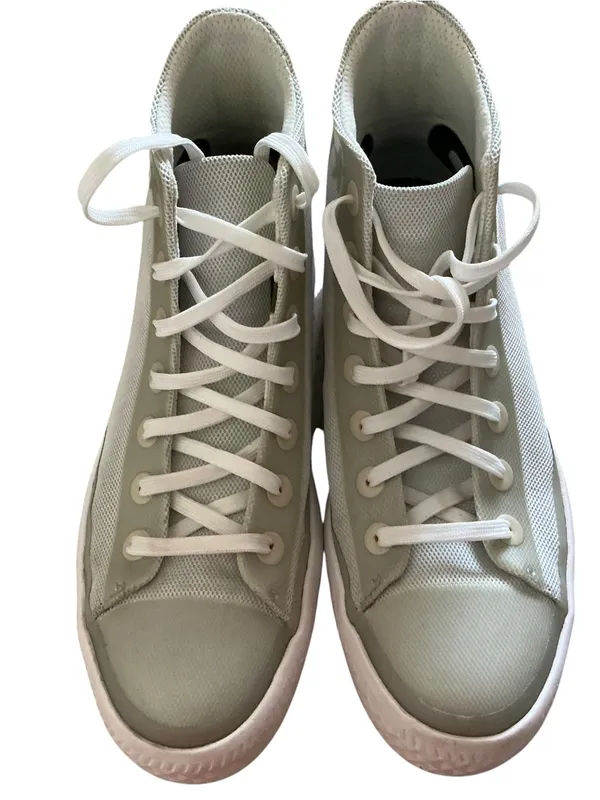 Converse Chuck Taylor modern high top sneakers grey knit with stars size 8 - Image 2