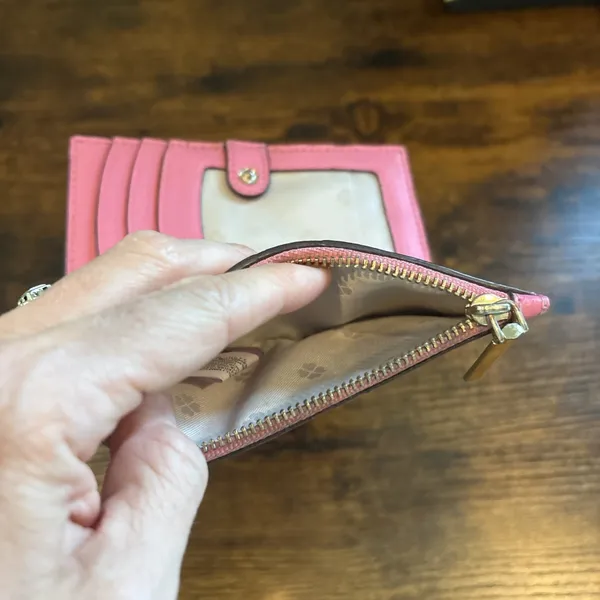 KATE SPADE NEW YORK Spencer Small Slim Bifold Wallet Pink - Image 5