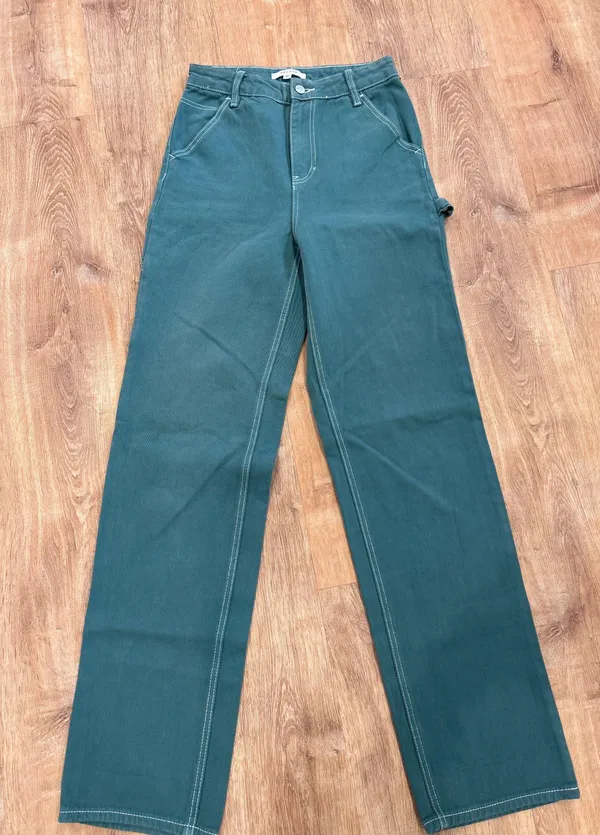 Green PacSun Cargo Utility Pants - Image 3